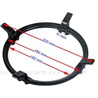 Soporte universal de hierro fundido para placas de gas- perfecto para colocar y ajustar la posición de sartenes y wok.